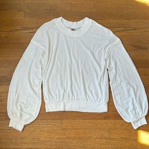 Free People Beach, white sweater